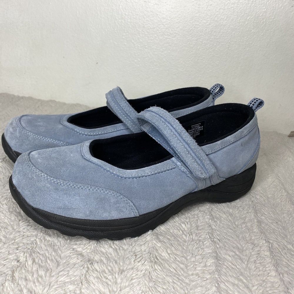 L.L. Bean Women's Light Blue Suede Flats